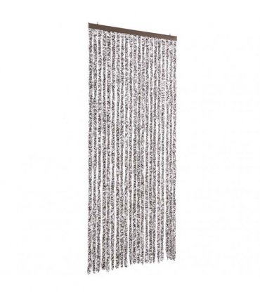 vidaXL Insect Curtain Brown and Beige 90x200 cm Chenille