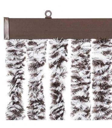vidaXL Insect Curtain Brown and Beige 90x200 cm Chenille