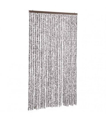 vidaXL Insect Curtain Brown and Beige 118x220 cm Chenille