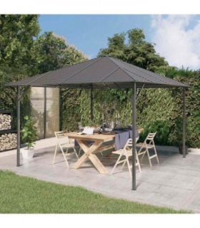 vidaXL Gazebo with Roof 3x3 m Anthracite