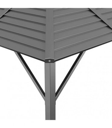 vidaXL Gazebo with Roof 3x3 m Anthracite