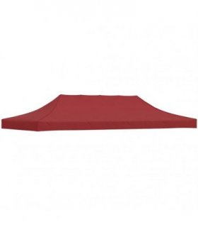 vidaXL Party Tent Roof 6x3 m Burgundy 270 g/m²
