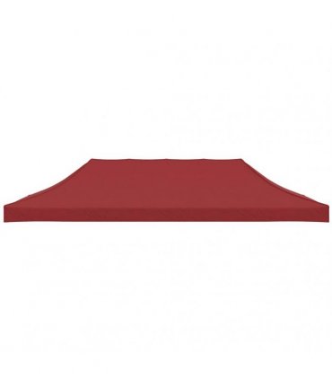 vidaXL Party Tent Roof 6x3 m Burgundy 270 g/m²