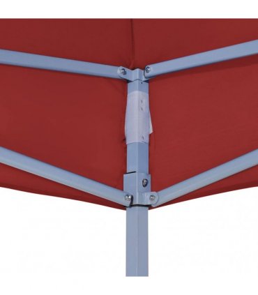 vidaXL Party Tent Roof 6x3 m Burgundy 270 g/m²