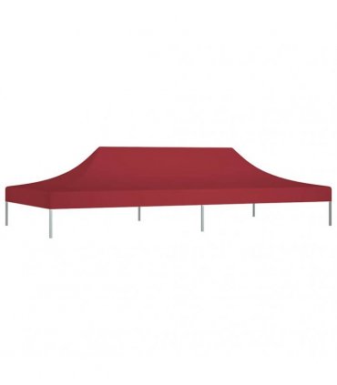vidaXL Party Tent Roof 6x3 m Burgundy 270 g/m²