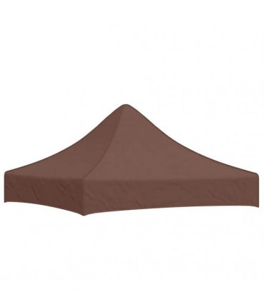 vidaXL Party Tent Roof 2x2 m Brown 270 g/m²