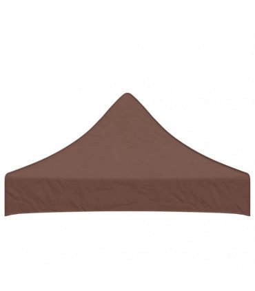 vidaXL Party Tent Roof 2x2 m Brown 270 g/m²