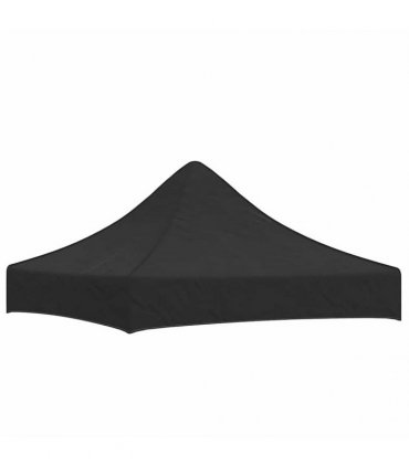 vidaXL Party Tent Roof 2x2 m Black 270 g/m²