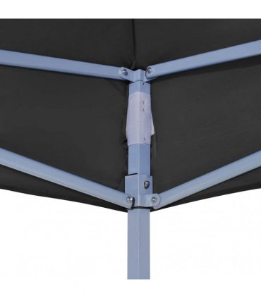 vidaXL Party Tent Roof 2x2 m Black 270 g/m²