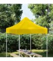 vidaXL Party Tent Roof 2x2 m Yellow 270 g/m²