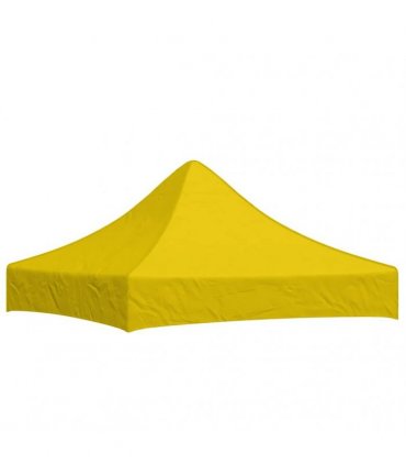 vidaXL Party Tent Roof 2x2 m Yellow 270 g/m²