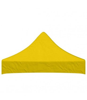 vidaXL Party Tent Roof 2x2 m Yellow 270 g/m²