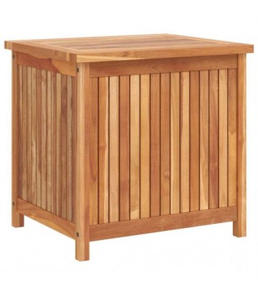 vidaXL Garden Storage Box 60x50x58 cm Solid Teak Wood