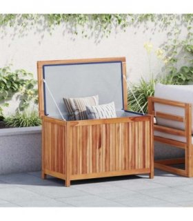 vidaXL Garden Storage Box 90x50x58 cm Solid Teak Wood