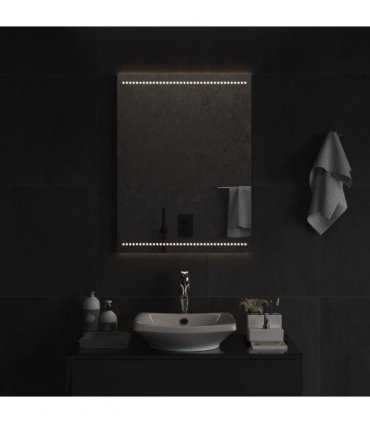 vidaXL LED Bathroom Mirror 60x80 cm