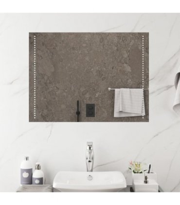 vidaXL LED Bathroom Mirror 60x80 cm