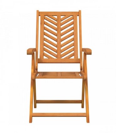 vidaXL Garden Chair 6 pcs Brown Solid Acacia Wood