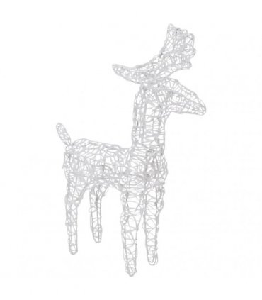 vidaXL Christmas Reindeers 6 pcs Multicolour 240 LEDs Acrylic