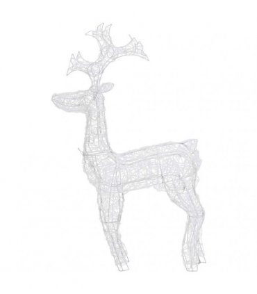 vidaXL Reindeer Christmas Decorations 3 pcs 60x16x100 cm Acrylic