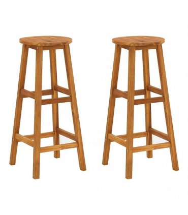 vidaXL 3 Piece Garden Bar Set Solid Wood Acacia