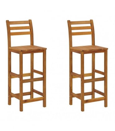 vidaXL 3 Piece Garden Bar Set Solid Wood Acacia