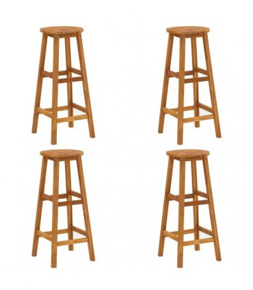 vidaXL 5 Piece Garden Bar Set Solid Wood Acacia