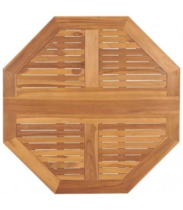 vidaXL Folding Garden Dining Table 90x90x75 cm Solid Teak Wood