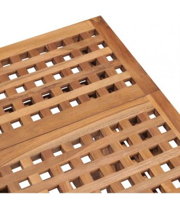 vidaXL Folding Garden Table 50x50x50 cm Solid Teak Wood