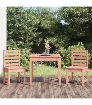 vidaXL 3 Piece Garden Bistro Set Solid Wood Douglas