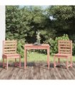 vidaXL 3 Piece Garden Bistro Set Solid Wood Douglas