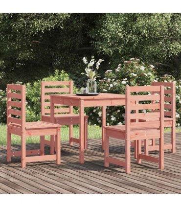 vidaXL 5 Piece Garden Dining Set Solid Wood Douglas
