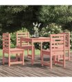 vidaXL 5 Piece Garden Dining Set Solid Wood Douglas