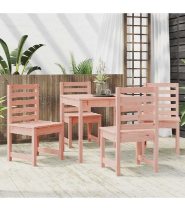 vidaXL 5 Piece Garden Dining Set Solid Wood Douglas