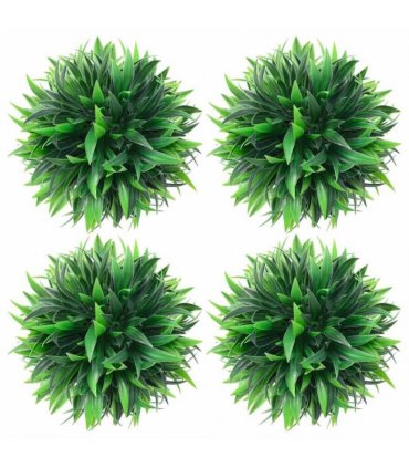 vidaXL Artificial Boxwood Balls 4 pcs 15 cm