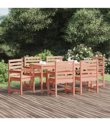 vidaXL 7 Piece Garden Dining Set Solid Wood Douglas