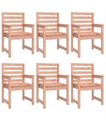 vidaXL 7 Piece Garden Dining Set Solid Wood Douglas