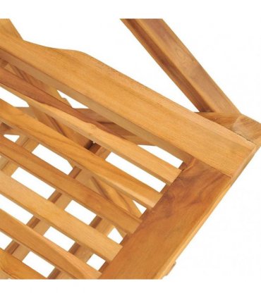 vidaXL 7 Piece Garden Dining Set Solid Wood Teak