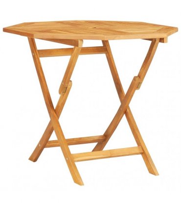 vidaXL 5 Piece Garden Dining Set Solid Wood Teak