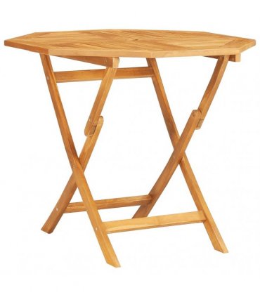 vidaXL 5 Piece Garden Dining Set Solid Wood Teak