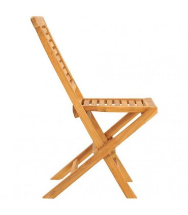 vidaXL Folding Chairs 8 pcs 47x63x90 cm Solid Wood Teak