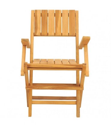 vidaXL Folding Chairs 8 pcs 55x61x90 cm Solid Wood Teak