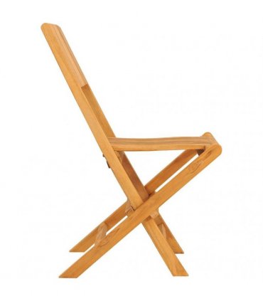 vidaXL Folding Chairs 8 pcs 47x62x90 cm Solid Wood Teak