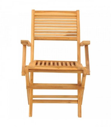 vidaXL Folding Chairs 8 pcs 55x62x90 cm Solid Wood Teak