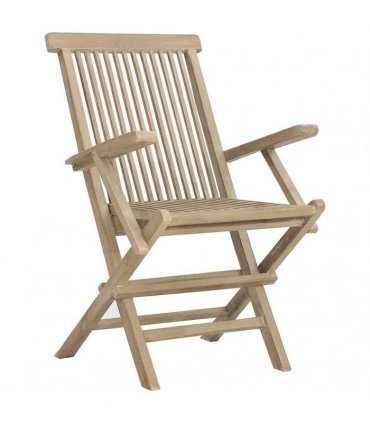 vidaXL Folding Chairs 6 pcs Grey 56x61x89 cm Solid Wood Teak