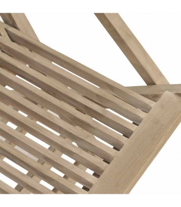 vidaXL Folding Chairs 6 pcs Grey 56x61x89 cm Solid Wood Teak