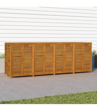 vidaXL Garden Storage Box 280x87x104 cm Solid Wood Acacia