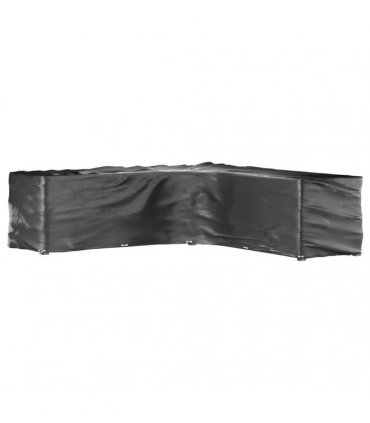 vidaXL L-Shaped Garden Furniture Covers 2 pcs 20 Eyelets 300x300x90 cm