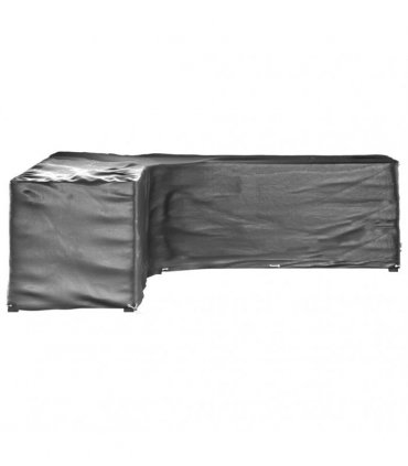 vidaXL L-Shaped Garden Furniture Covers 2 pcs 20 Eyelets 300x300x90 cm