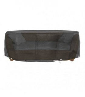 vidaXL Island Lounge Covers 2 pcs 8 Eyelets Ø188x50 cm Round