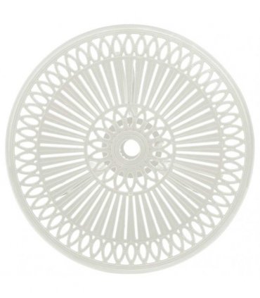 vidaXL Garden Table White 62x62x65 cm Cast Aluminium